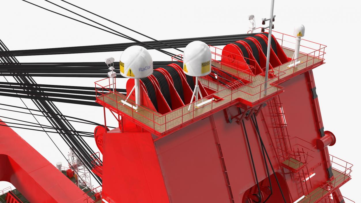 3D Floating Vessel Crane