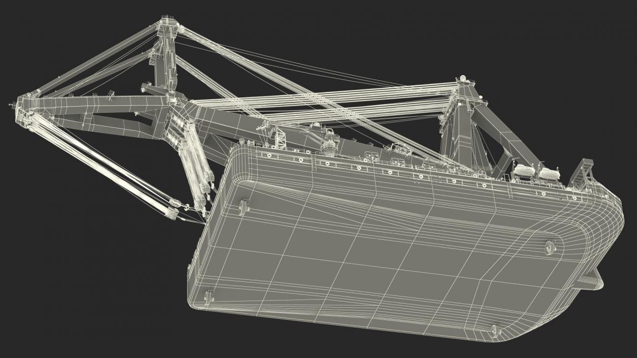 3D Floating Vessel Crane