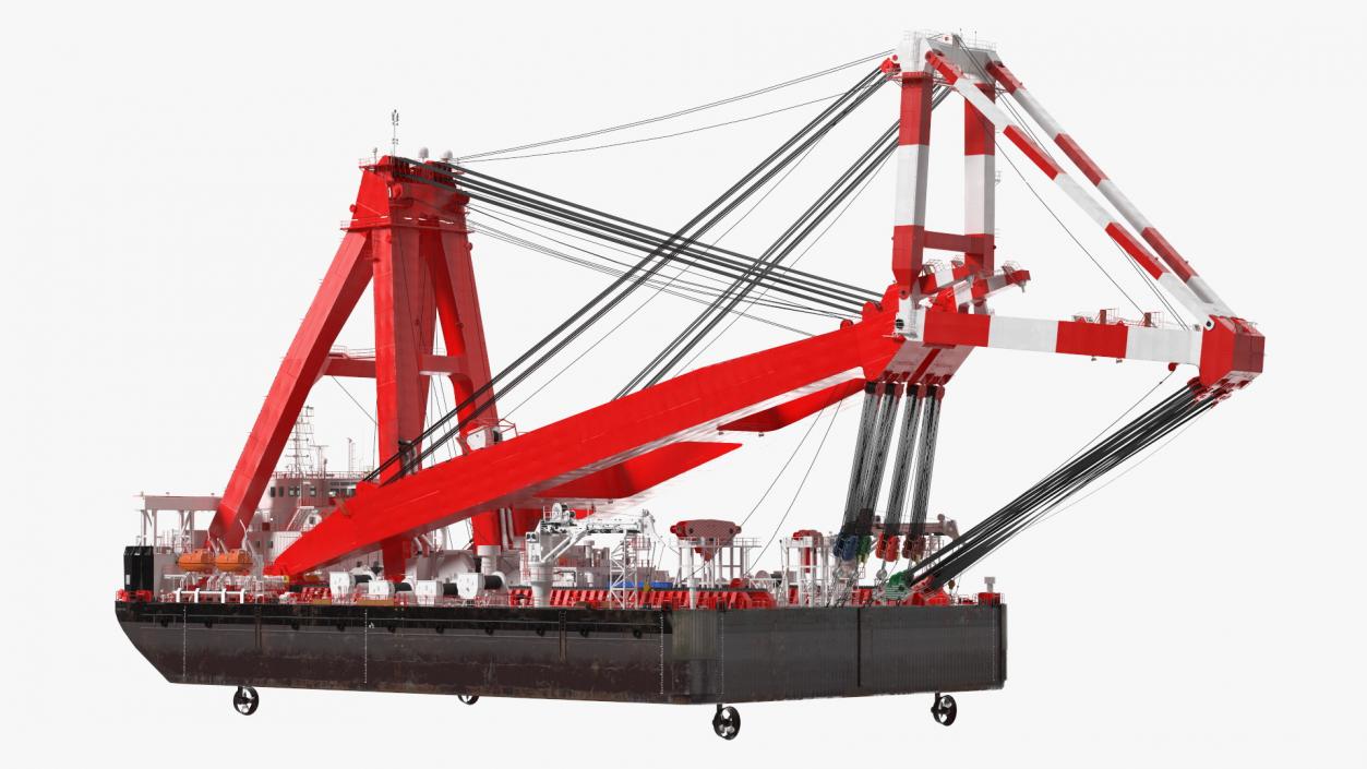 3D Floating Vessel Crane