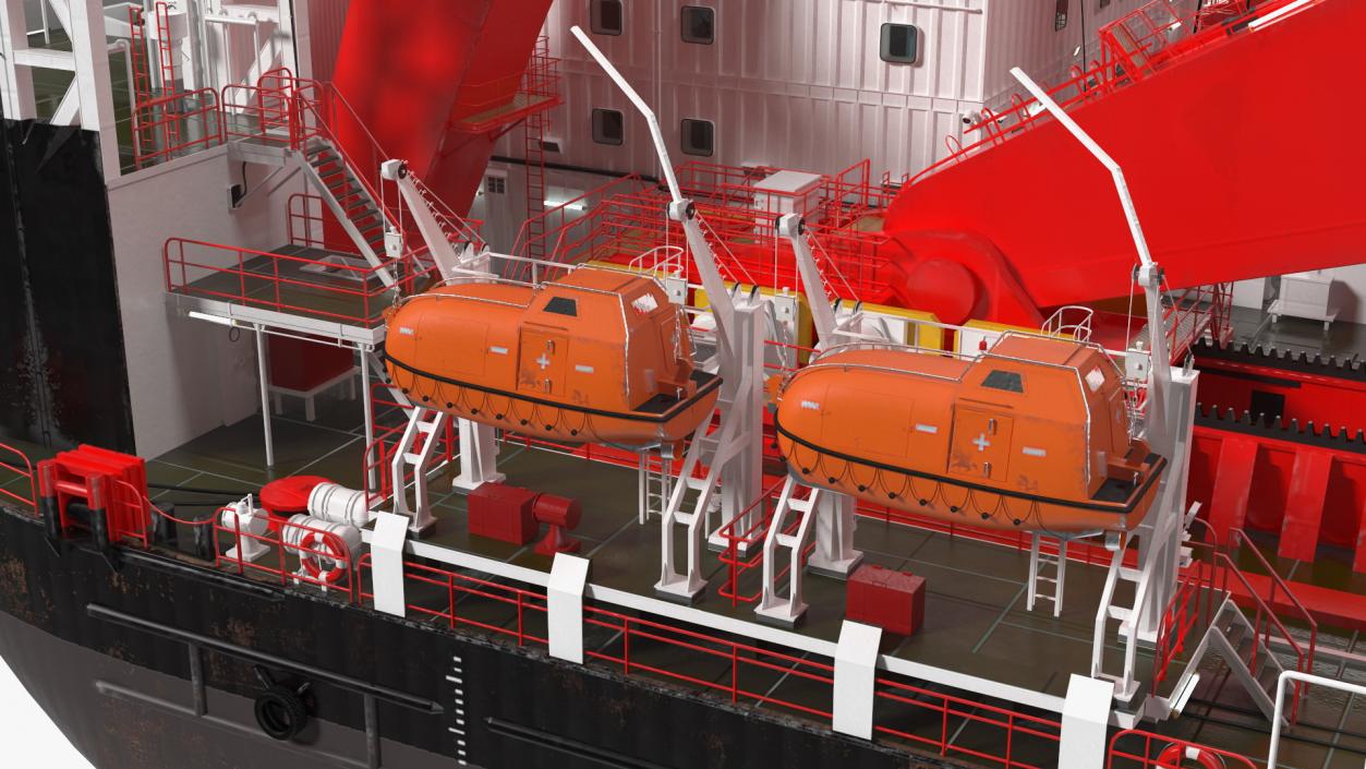 3D Floating Vessel Crane