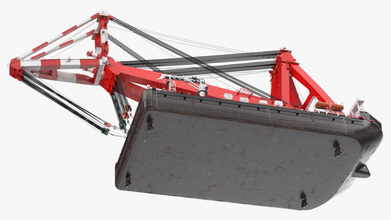 3D Floating Vessel Crane