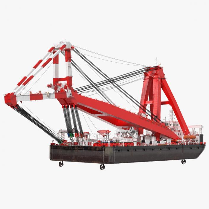 3D Floating Vessel Crane