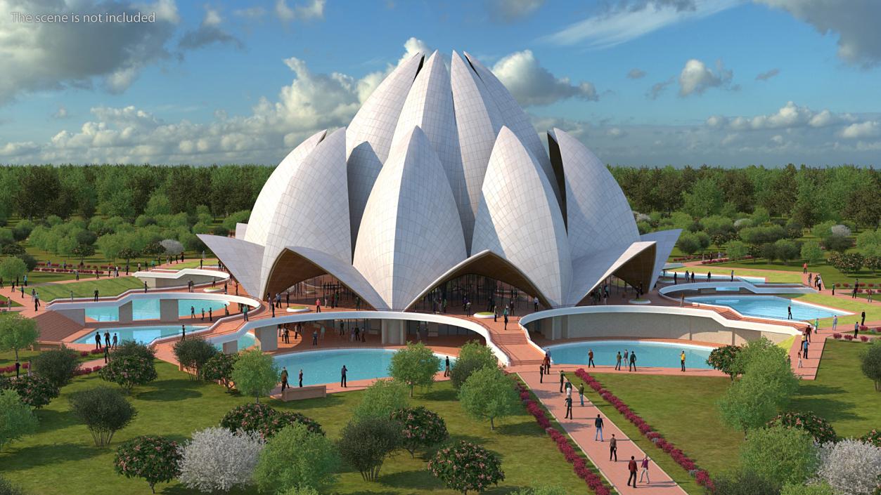 Lotus Temple 3D