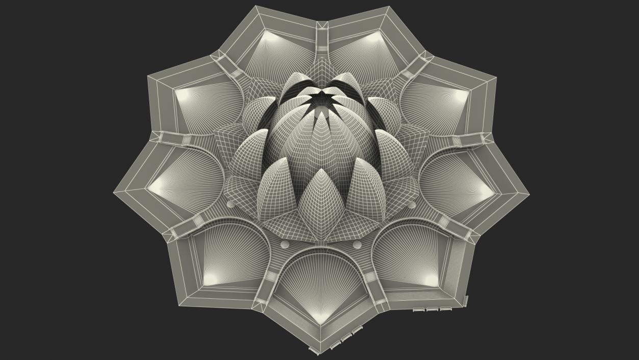 Lotus Temple 3D