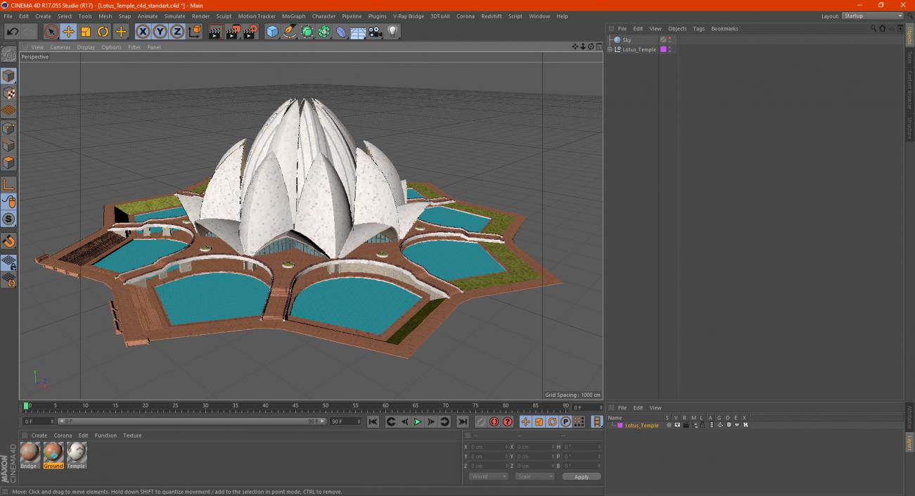 Lotus Temple 3D