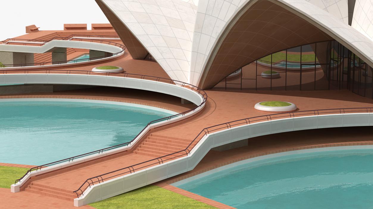 Lotus Temple 3D