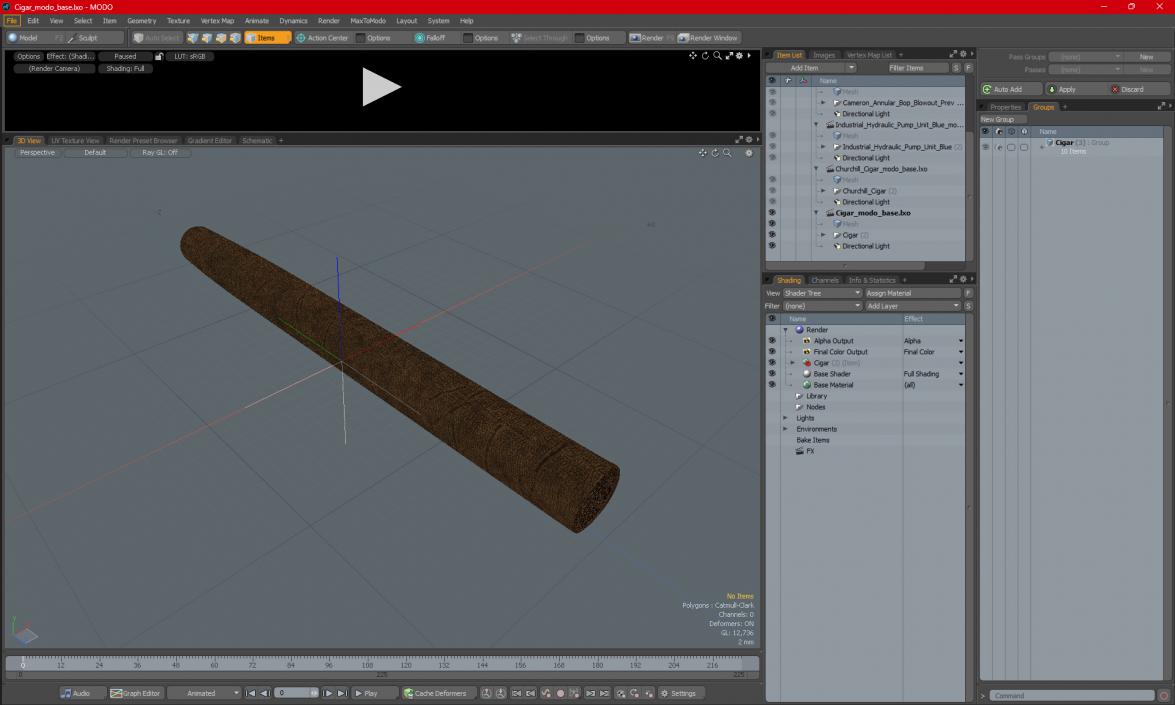 Cigar 3D model