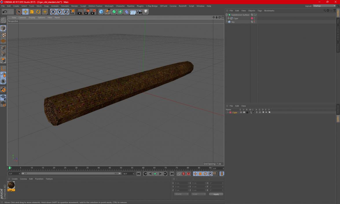 Cigar 3D model