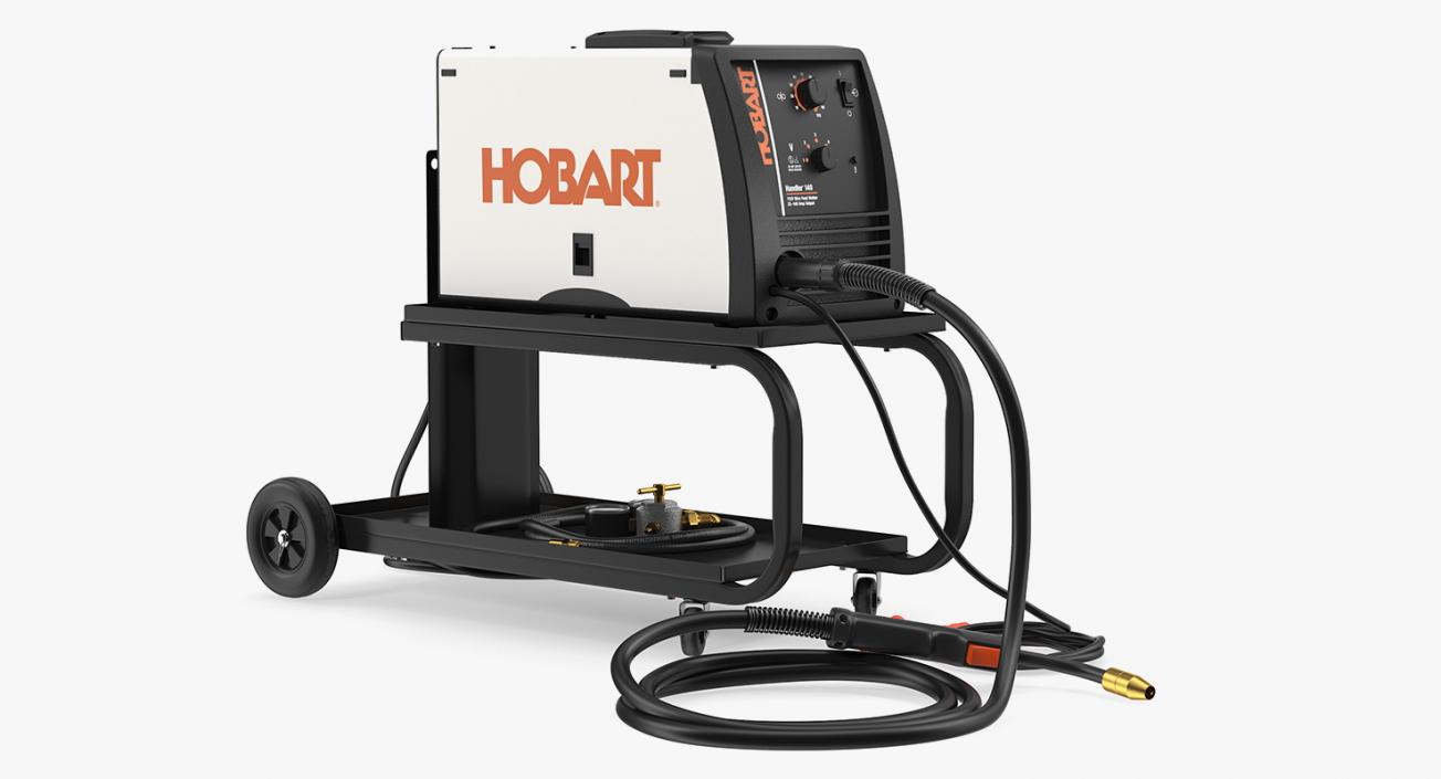 3D Welding Welder Cart and MIG Welder Hobart