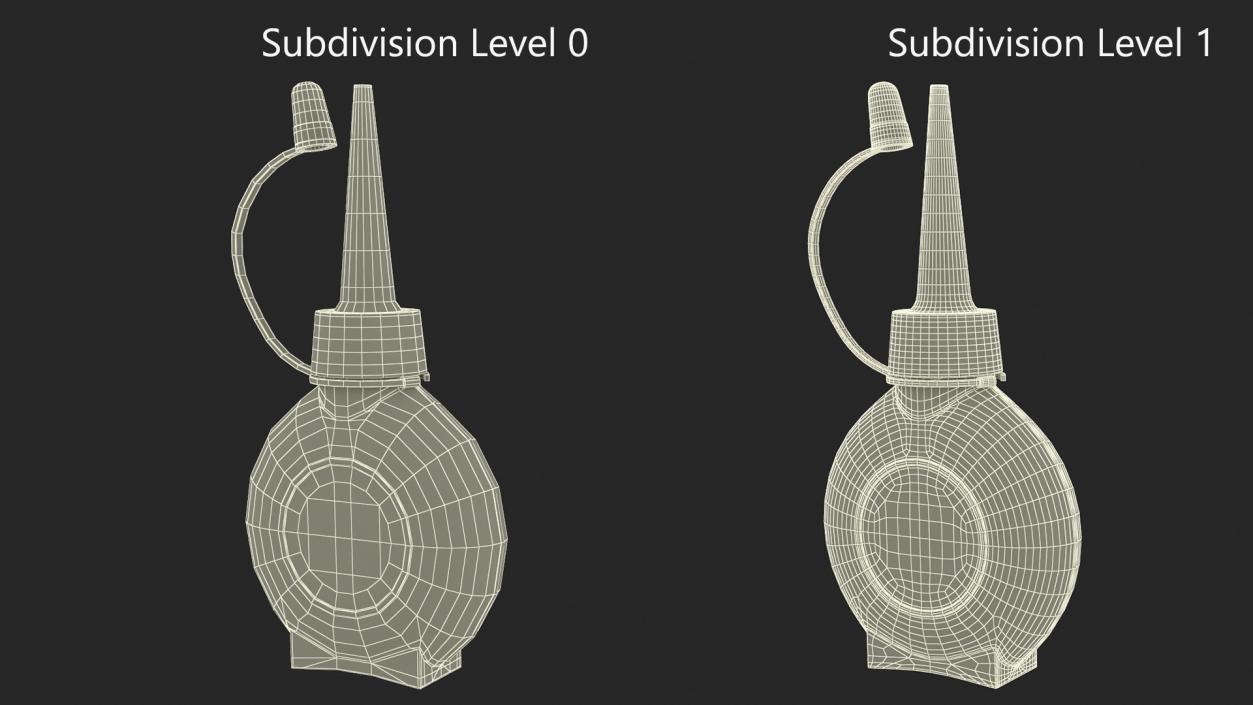 3D model Plastic Oiler Opened