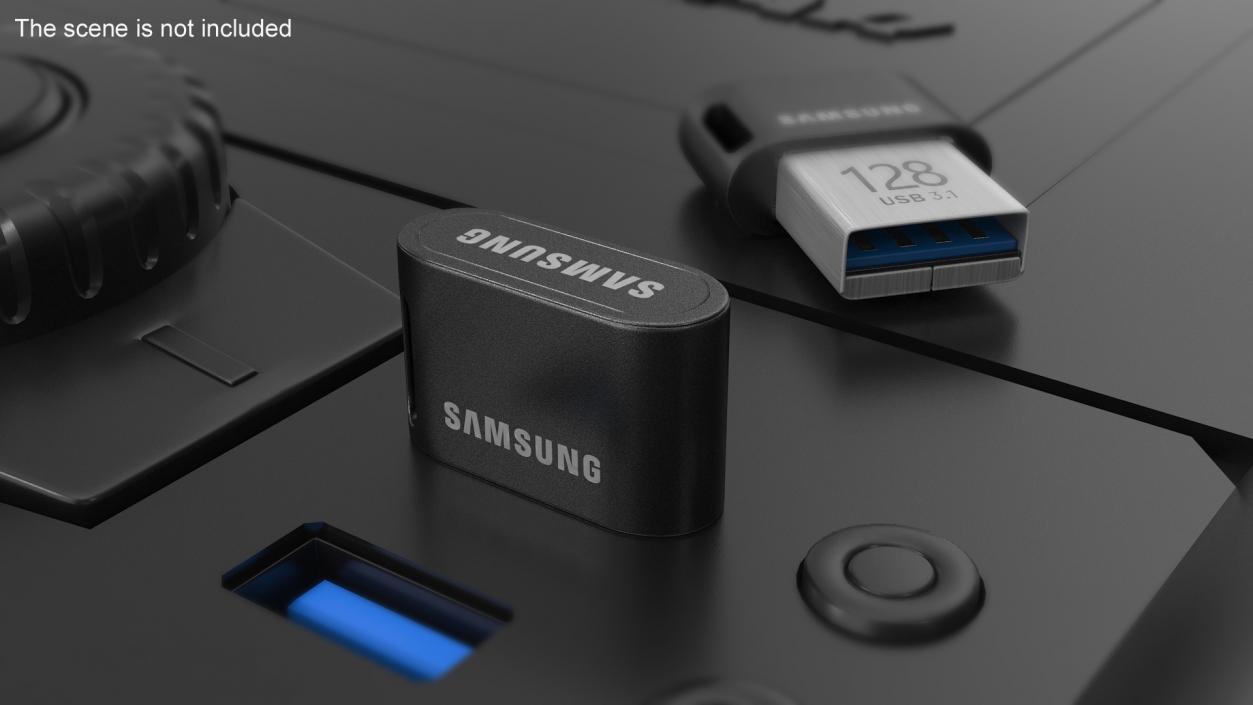 3D model Flash Drive Samsung 128Gb