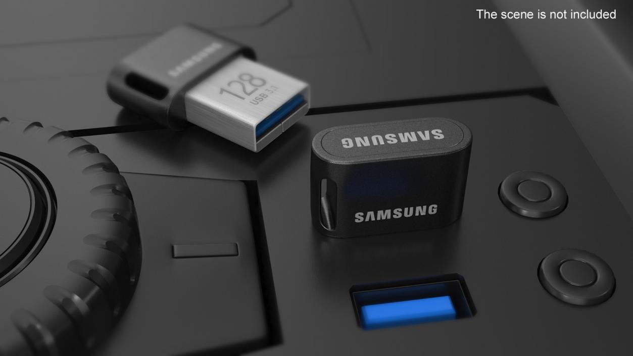 3D model Flash Drive Samsung 128Gb