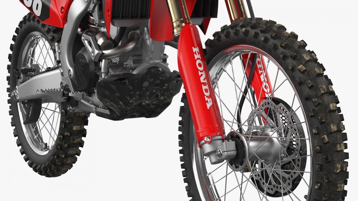 3D Motocross Bike Honda CRF250R 2019 model