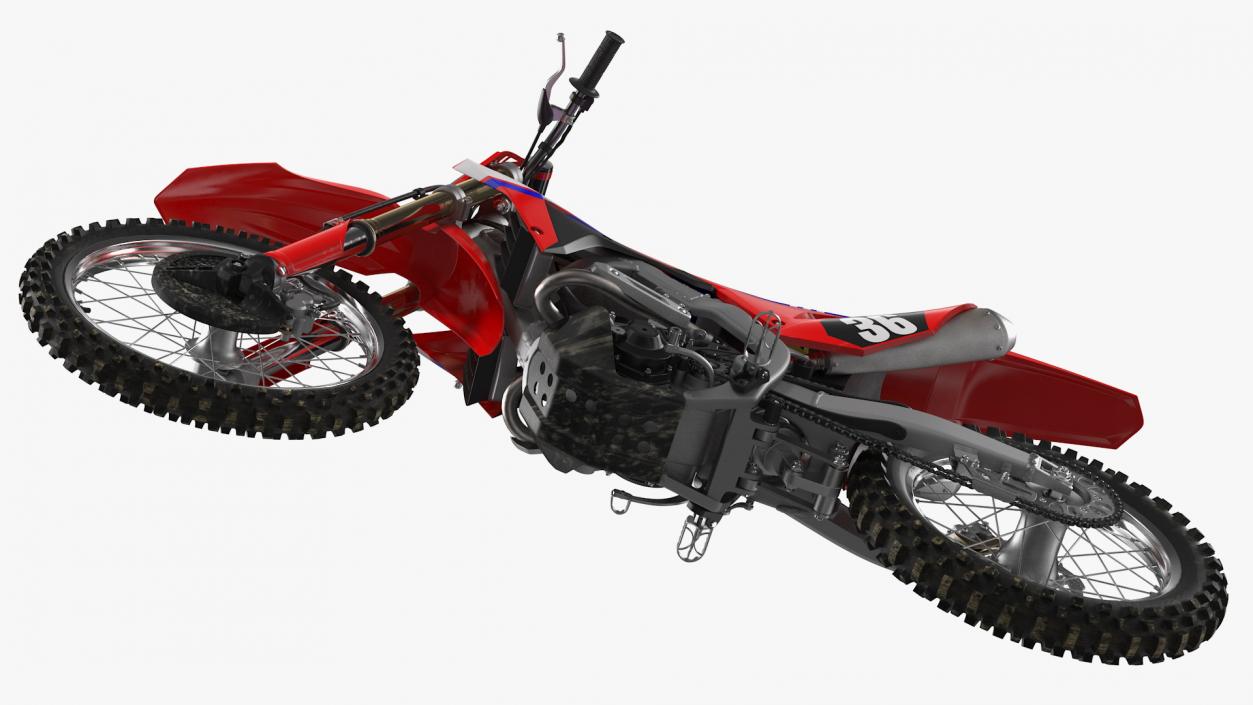 3D Motocross Bike Honda CRF250R 2019 model