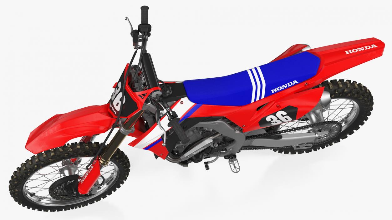 3D Motocross Bike Honda CRF250R 2019 model