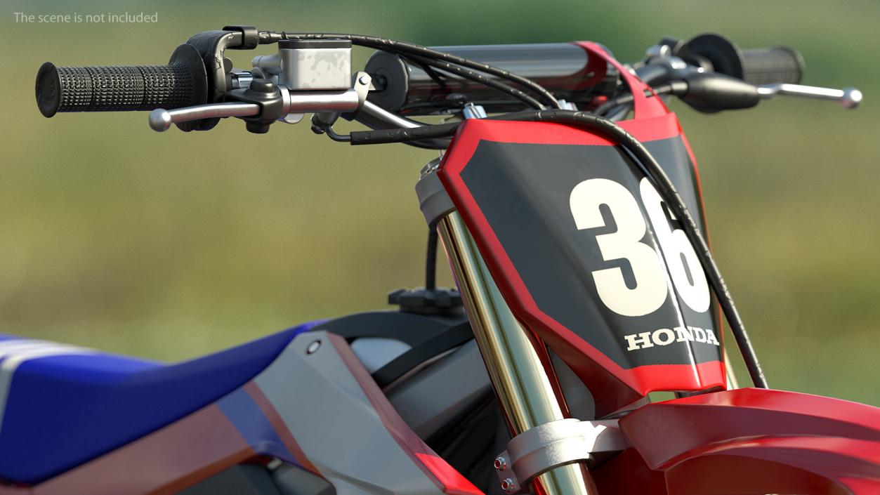 3D Motocross Bike Honda CRF250R 2019 model