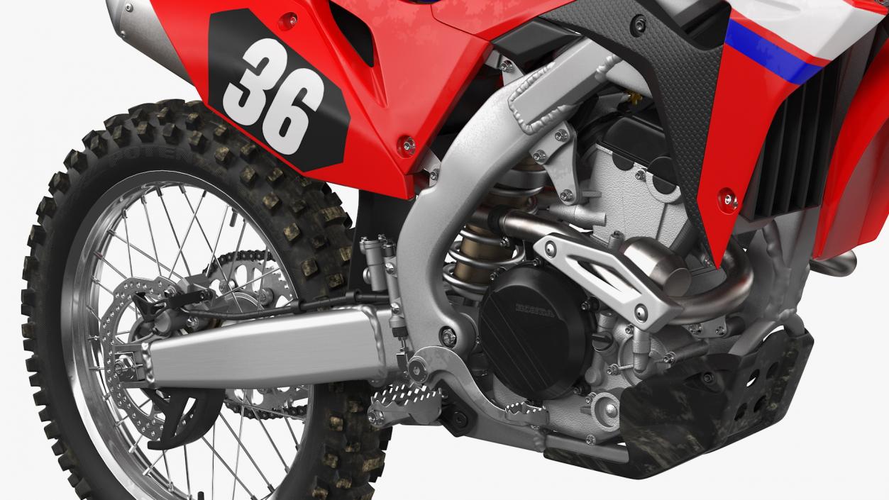 3D Motocross Bike Honda CRF250R 2019 model