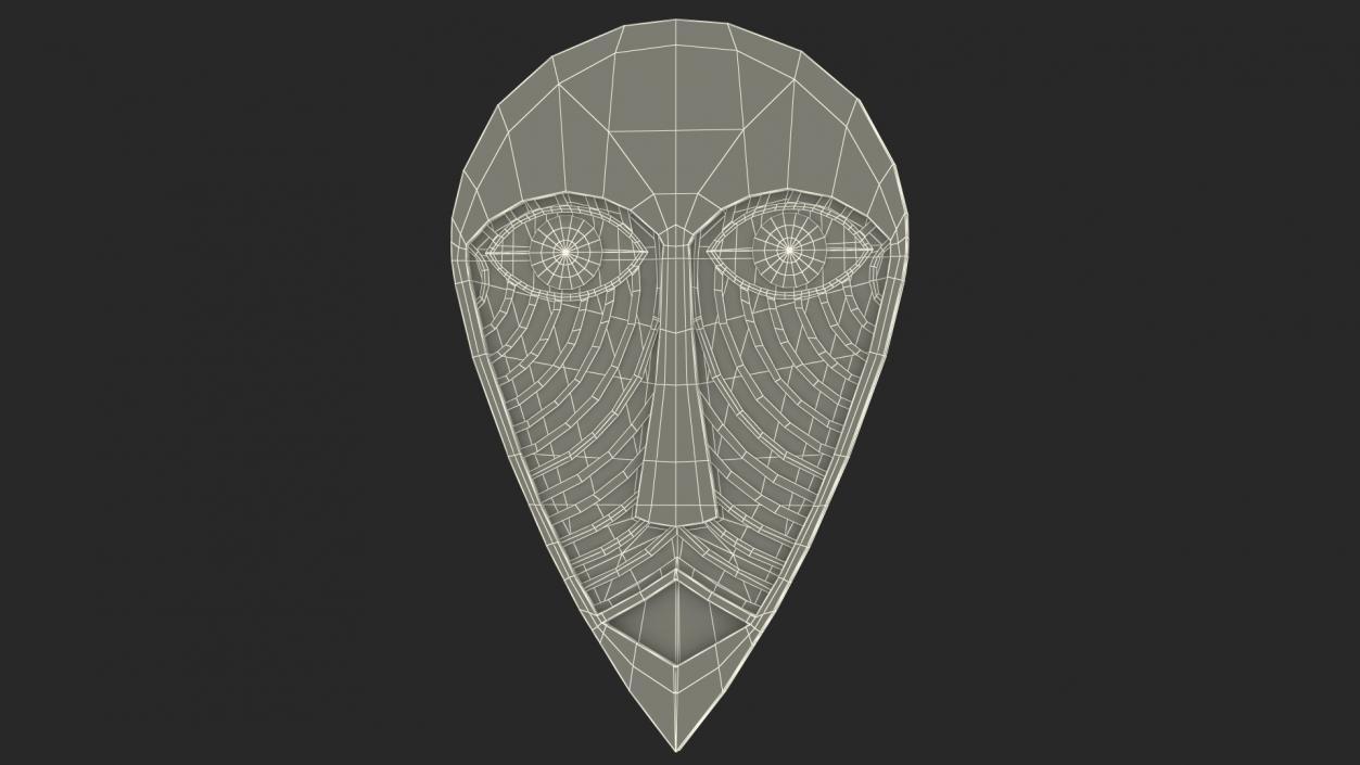 3D model Decorative African Design Mask