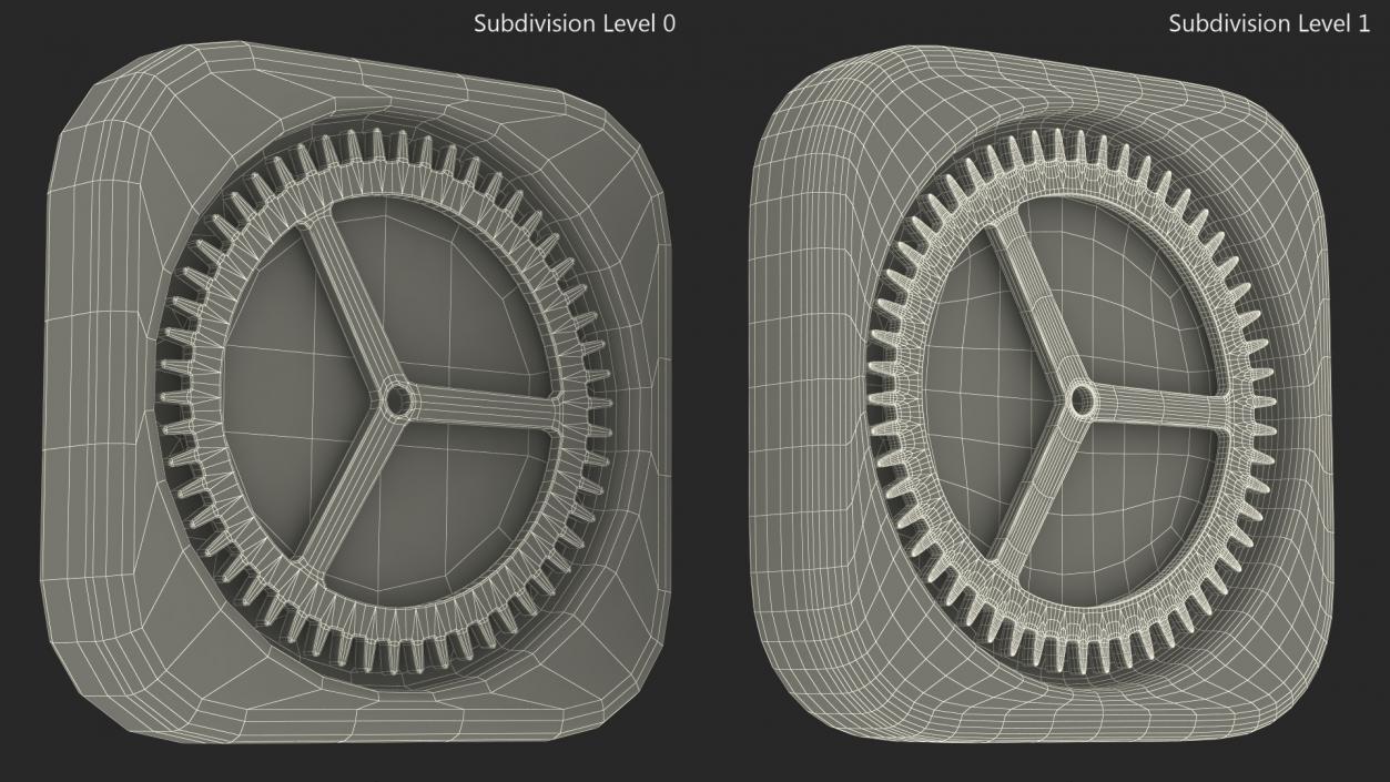 3D iPhone iOS Settings Icon 2