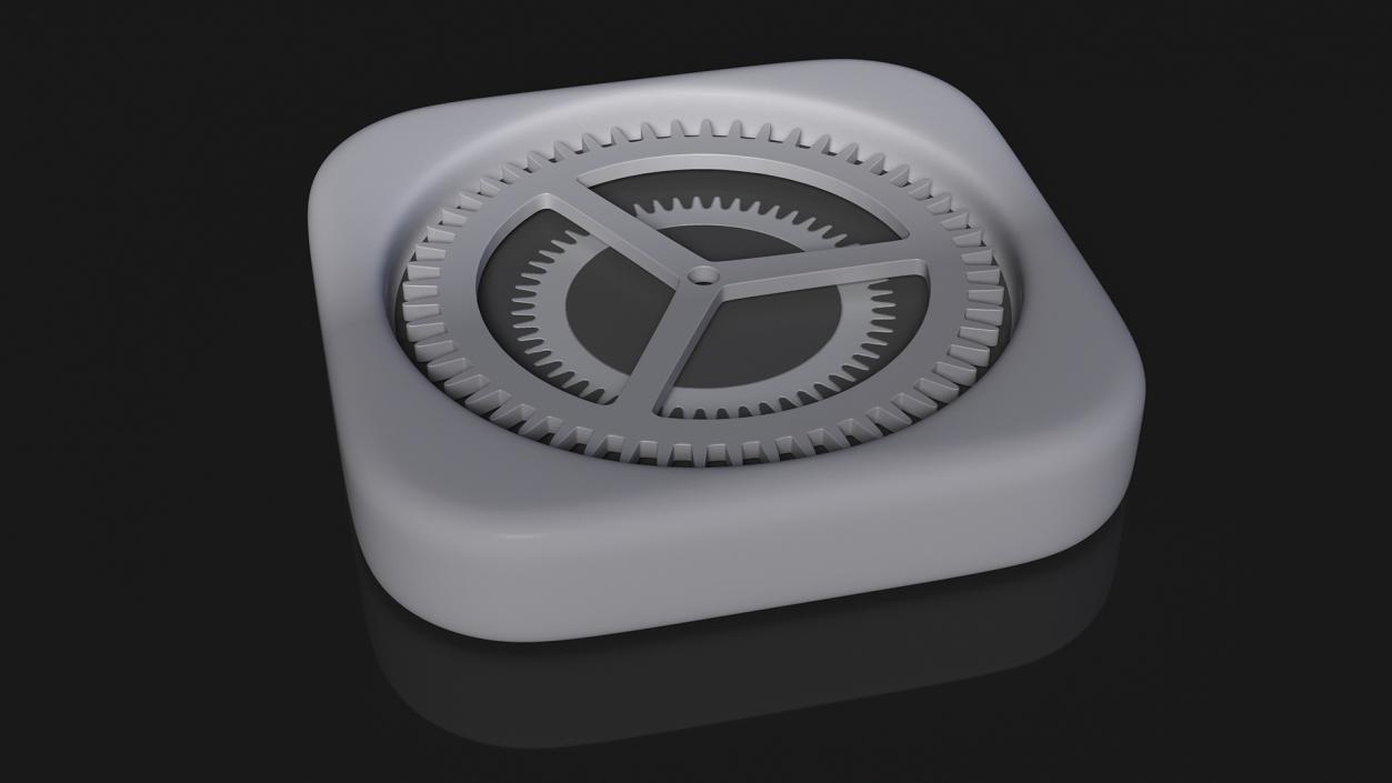 3D iPhone iOS Settings Icon 2