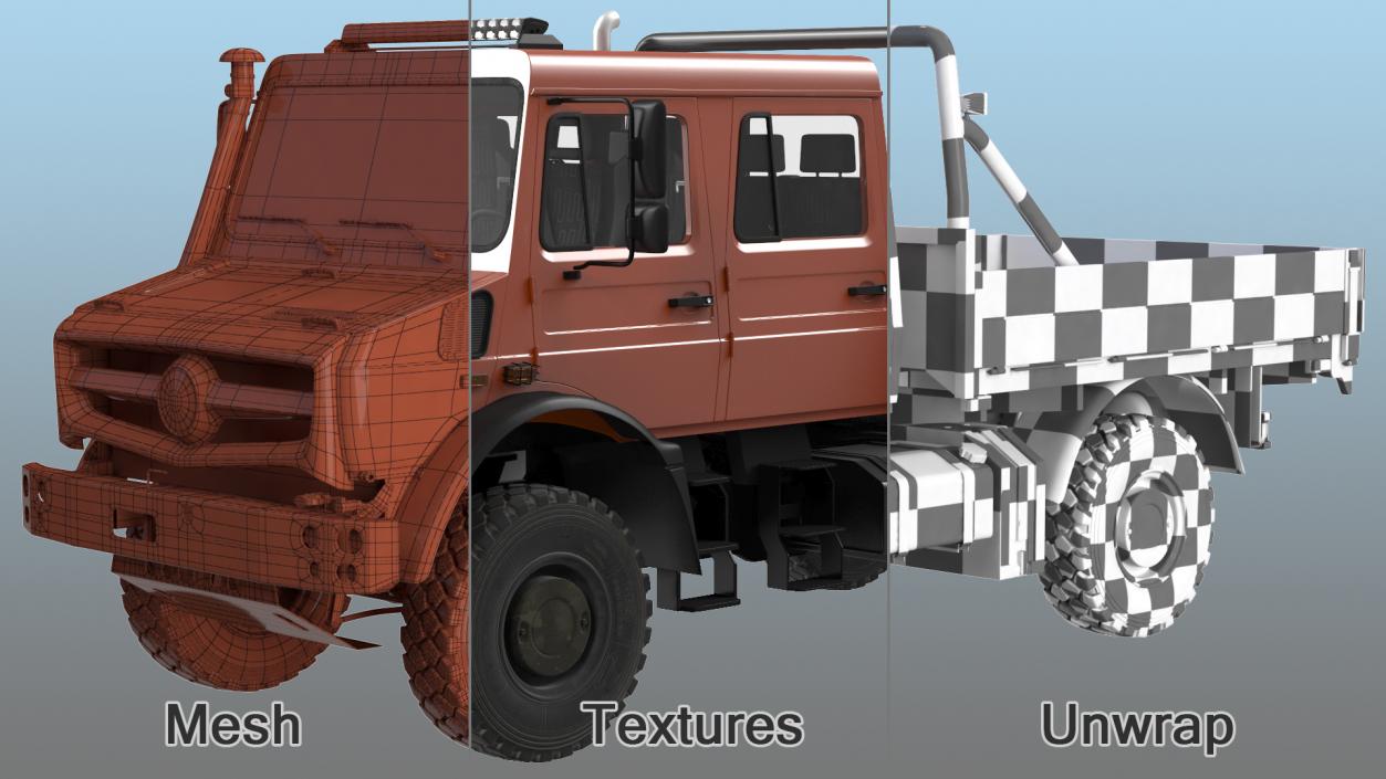 3D model Off Road Cargo Truck