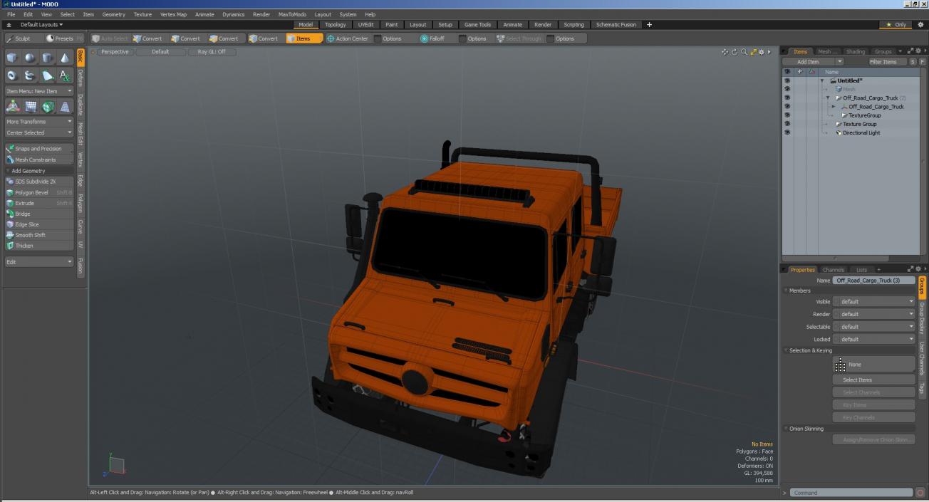 3D model Off Road Cargo Truck