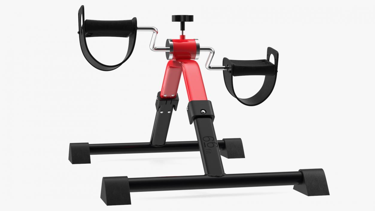 3D Folding Pedal Exerciser 66fit Red model