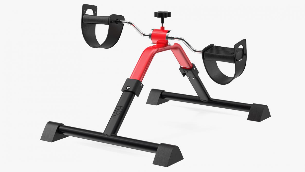 3D Folding Pedal Exerciser 66fit Red model