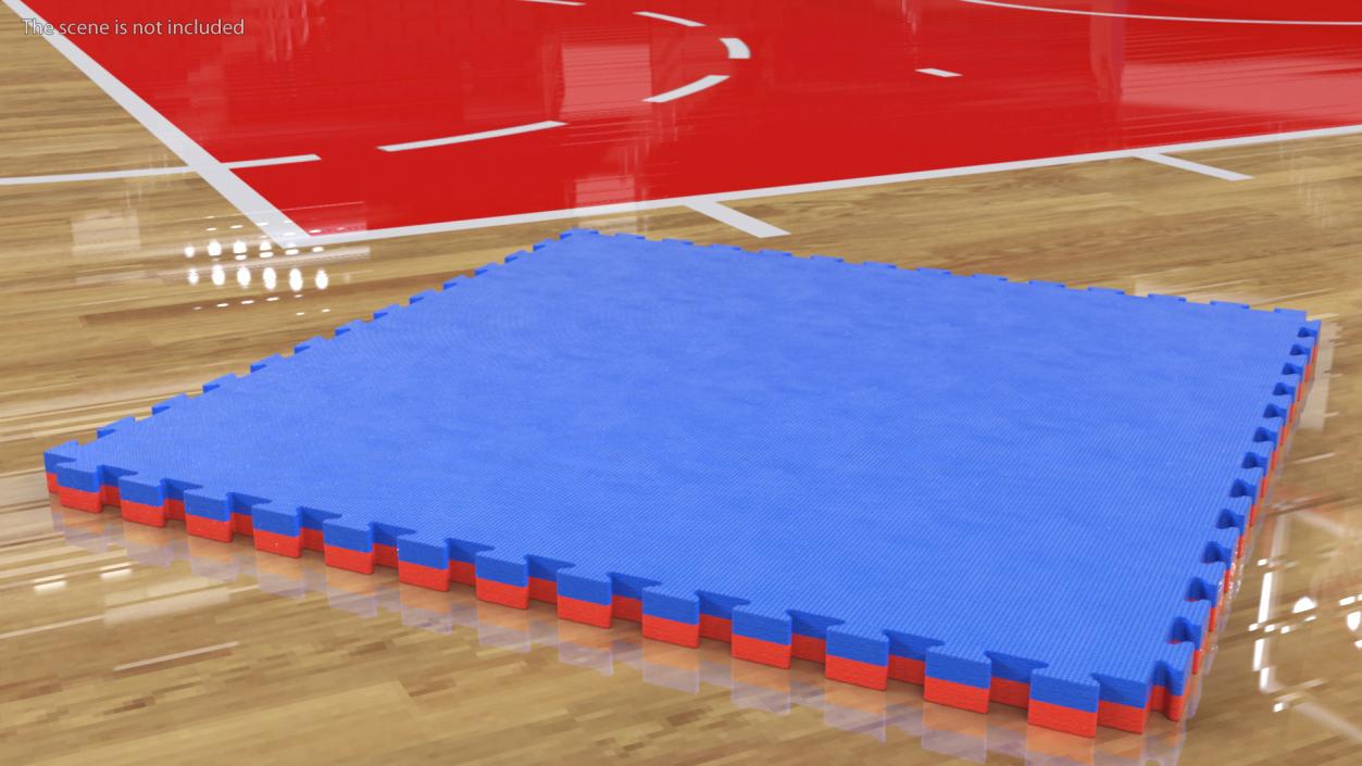 3D Tatami Puzzle Blue and Red