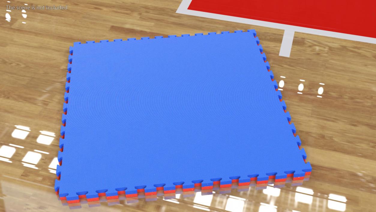 3D Tatami Puzzle Blue and Red