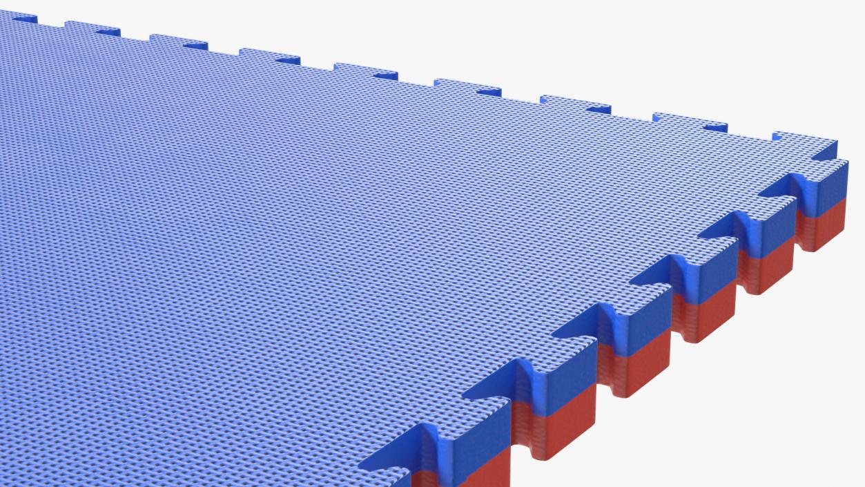 3D Tatami Puzzle Blue and Red