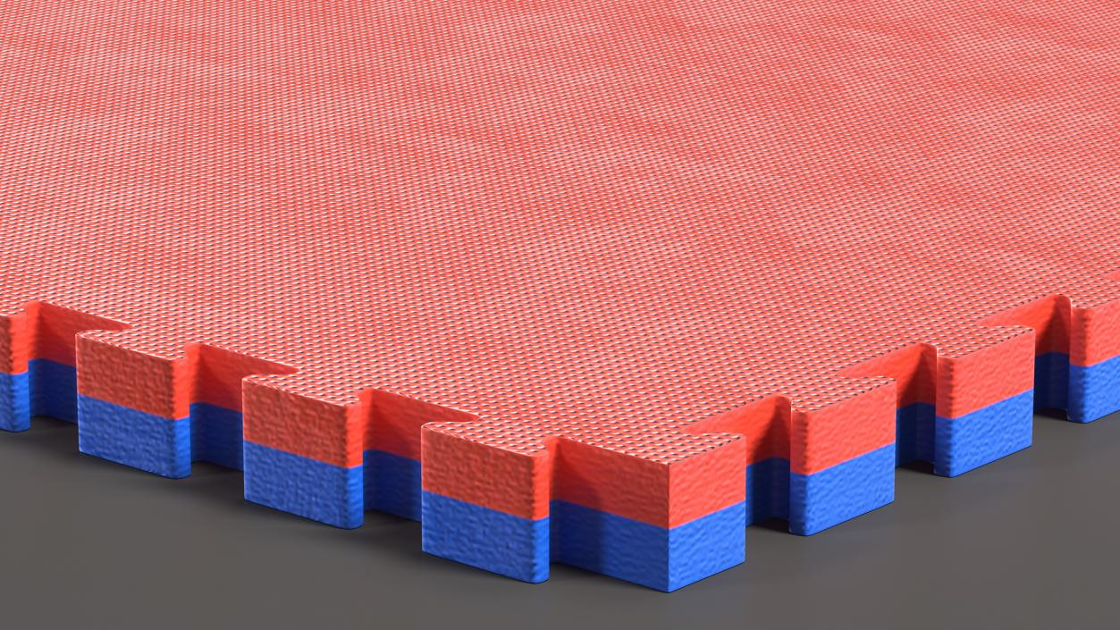 3D Tatami Puzzle Blue and Red