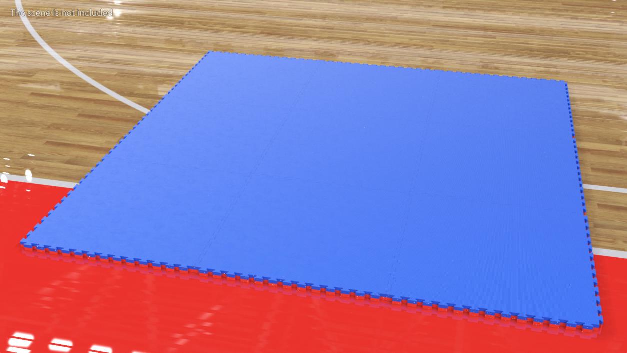 3D Tatami Puzzle Blue and Red