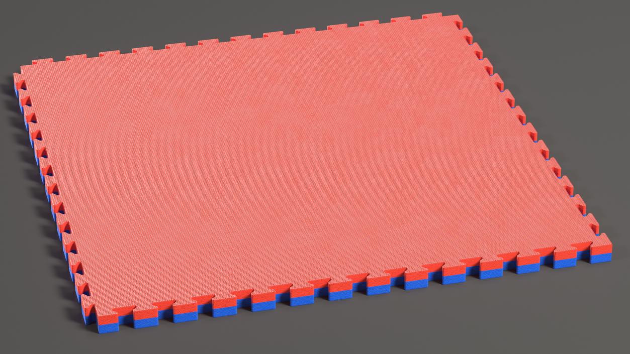 3D Tatami Puzzle Blue and Red