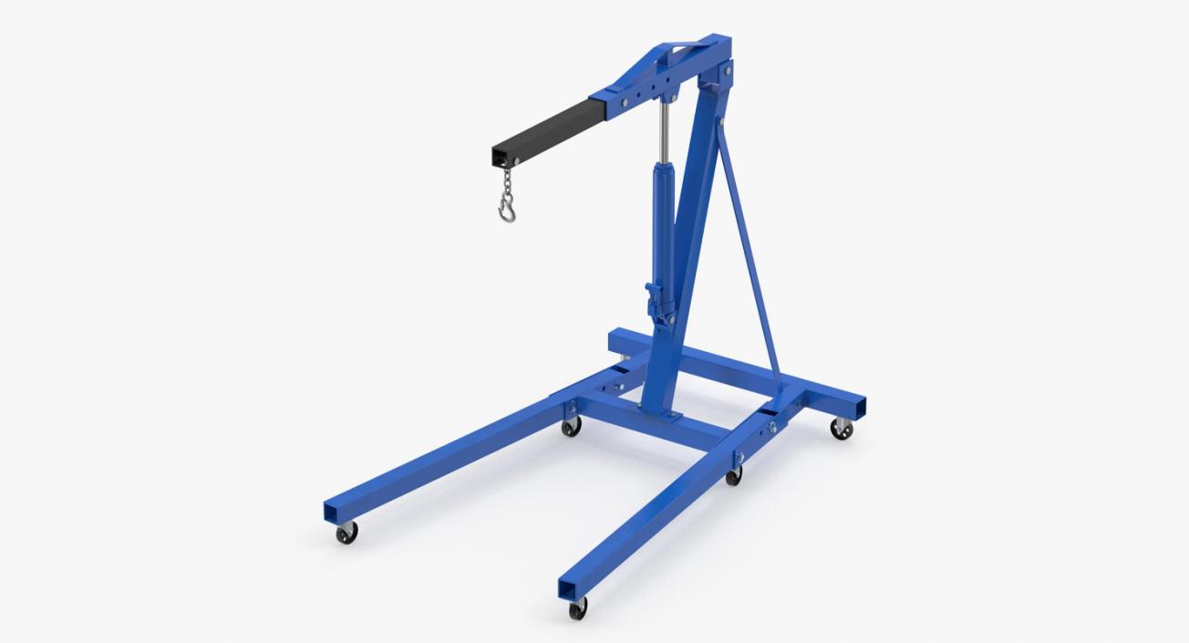 Hydraulic Engine Crane 3D