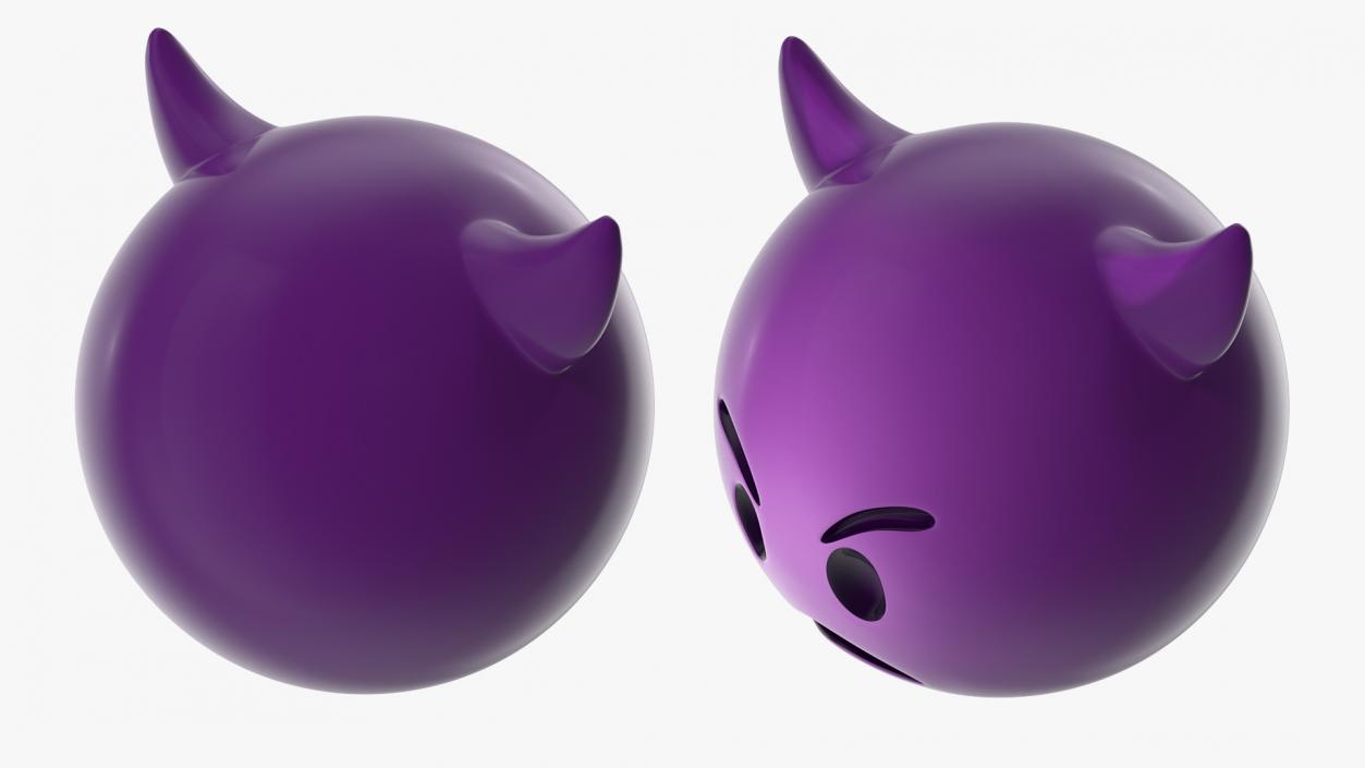 Angry Devil Emoji 3D