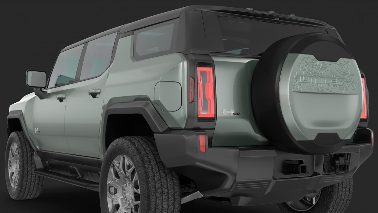 3D GMC Hummer EV SUV Light model