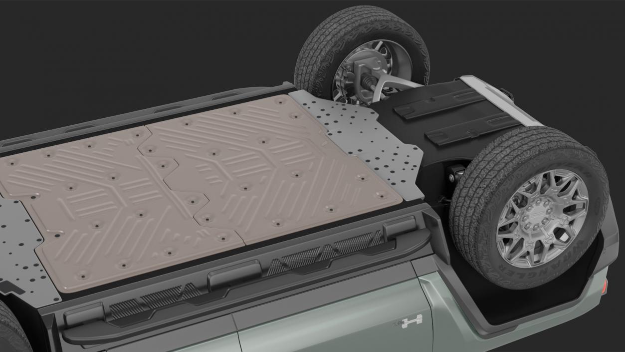 3D GMC Hummer EV SUV Light model