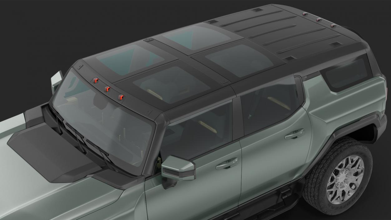 3D GMC Hummer EV SUV Light model