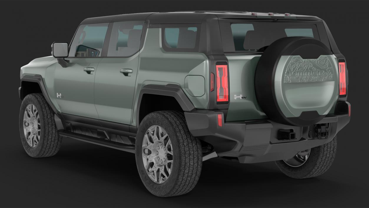 3D GMC Hummer EV SUV Light model