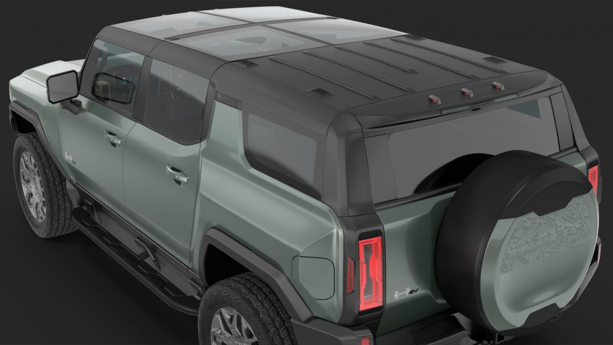 3D GMC Hummer EV SUV Light model