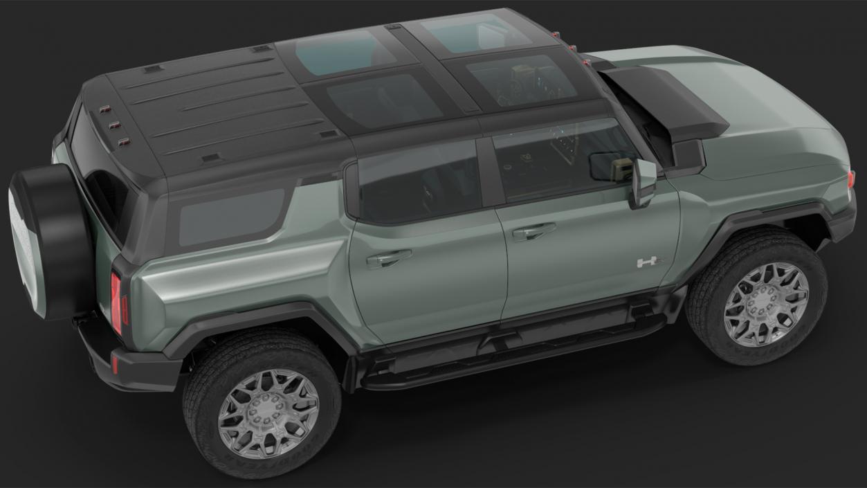 3D GMC Hummer EV SUV Light model