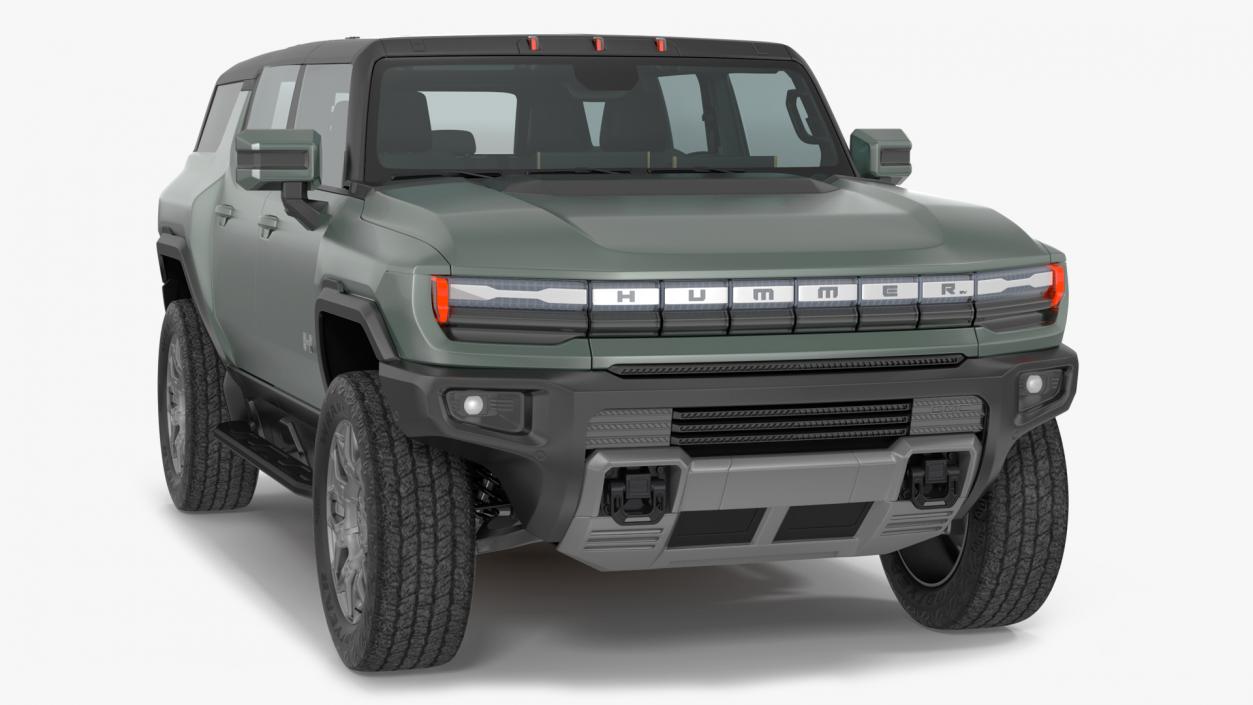 3D GMC Hummer EV SUV Light model