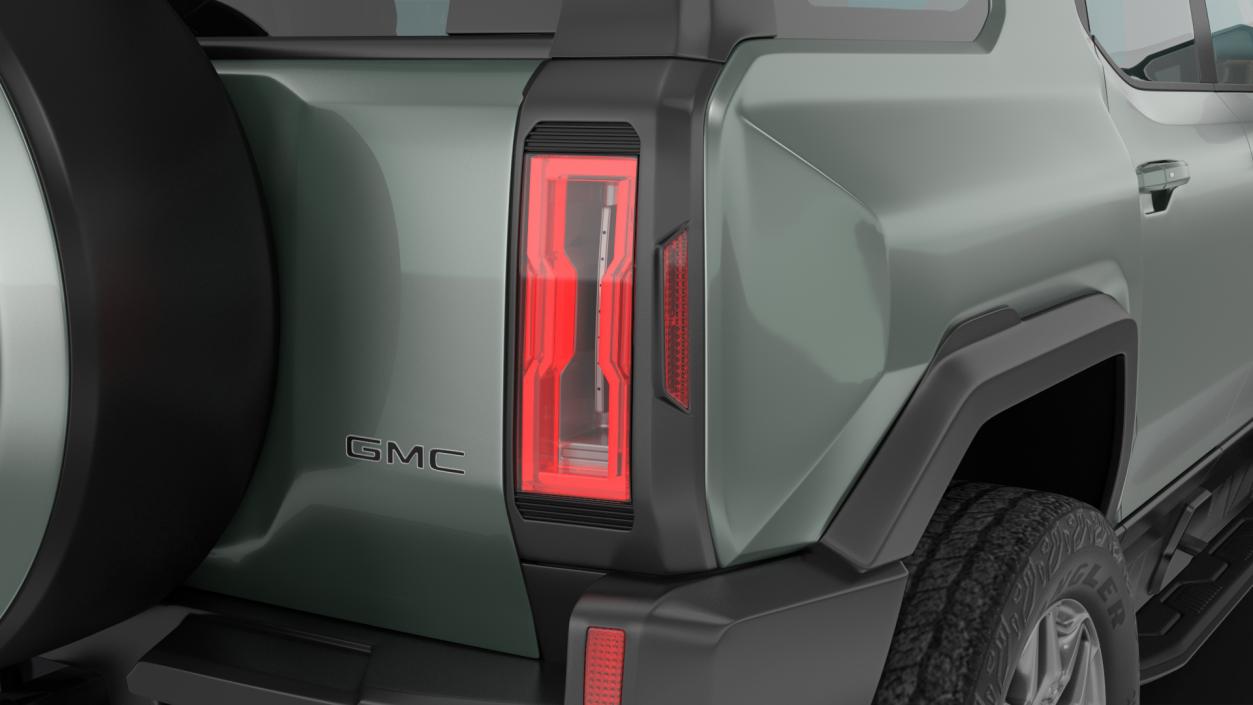 3D GMC Hummer EV SUV Light model