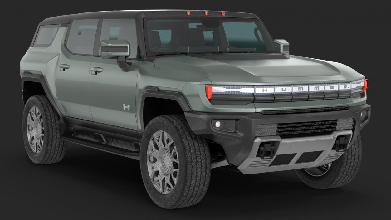 3D GMC Hummer EV SUV Light model