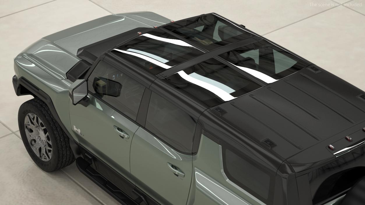 3D GMC Hummer EV SUV Light model