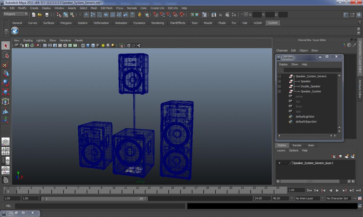 Speaker System Generic 3D