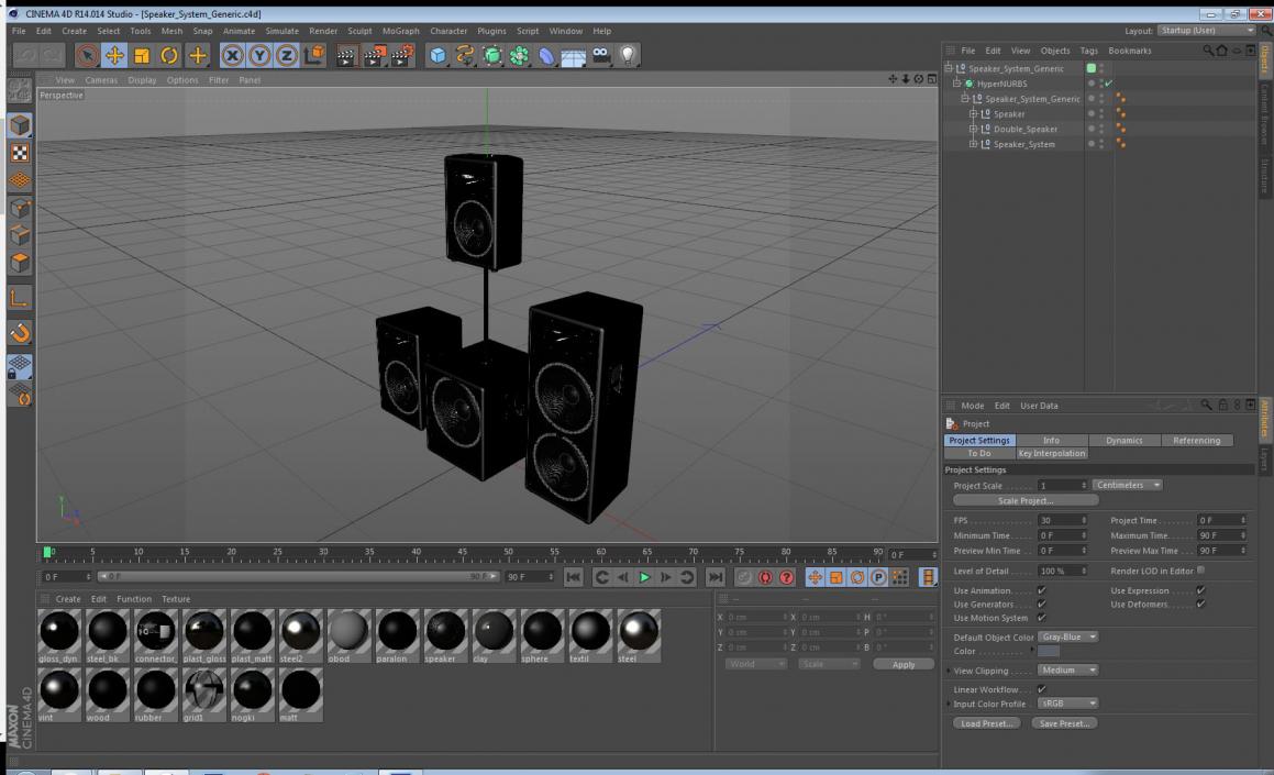 Speaker System Generic 3D