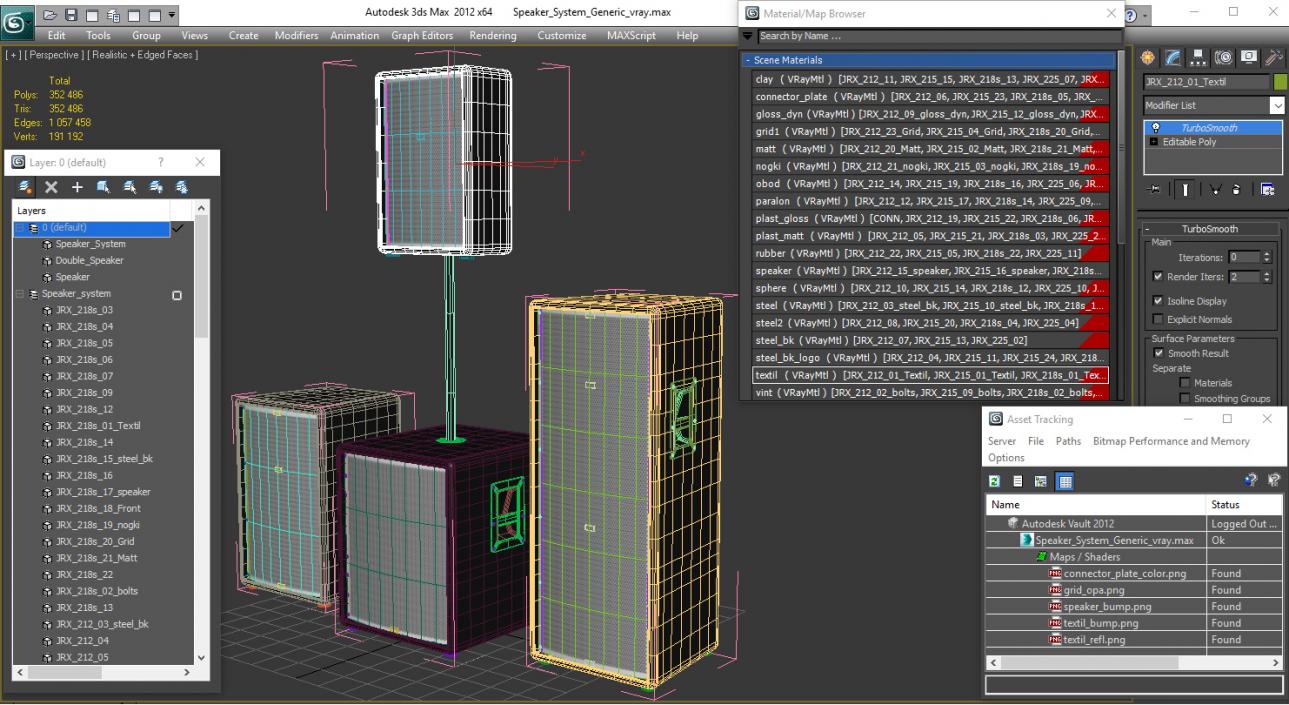 Speaker System Generic 3D