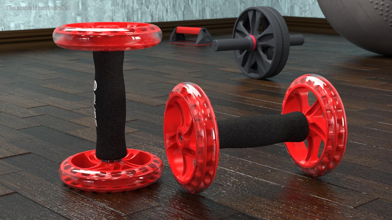 3D Pure2Improve Core Training Wheels model